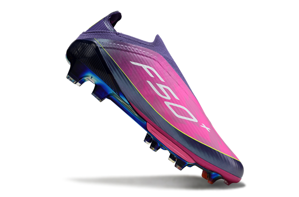 Adidas F50+ series fully knitted waterproof laceless FG