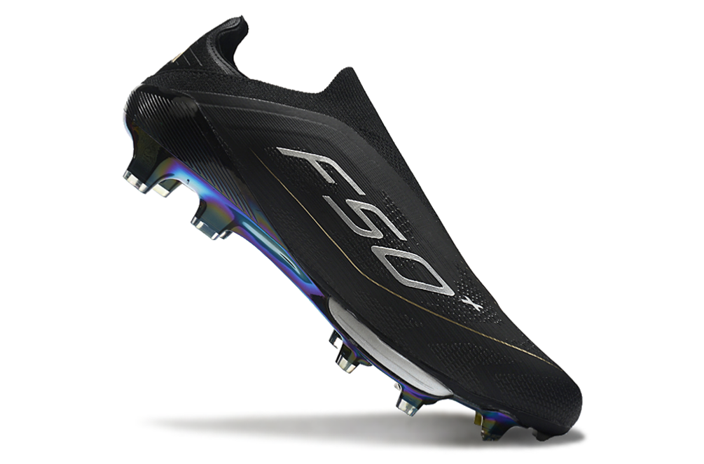 Adidas F50+ series fully knitted waterproof laceless FG