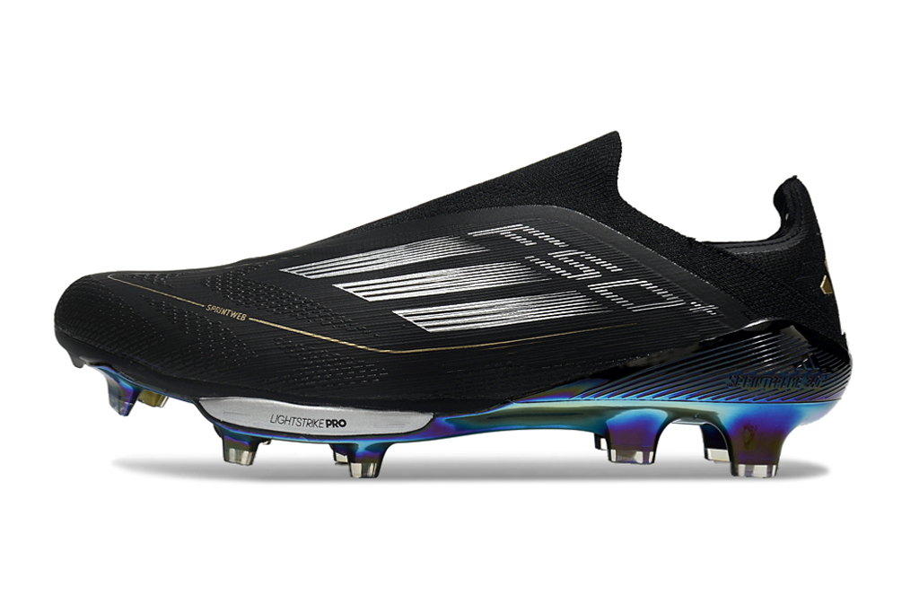 Adidas F50+ series fully knitted waterproof laceless FG