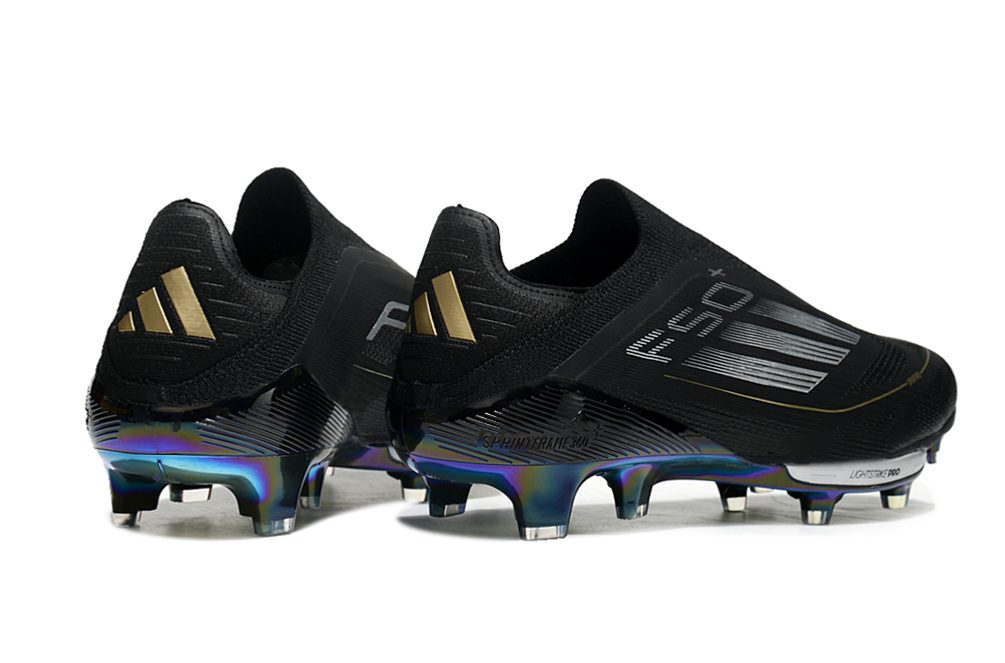 Adidas F50+ series fully knitted waterproof laceless FG